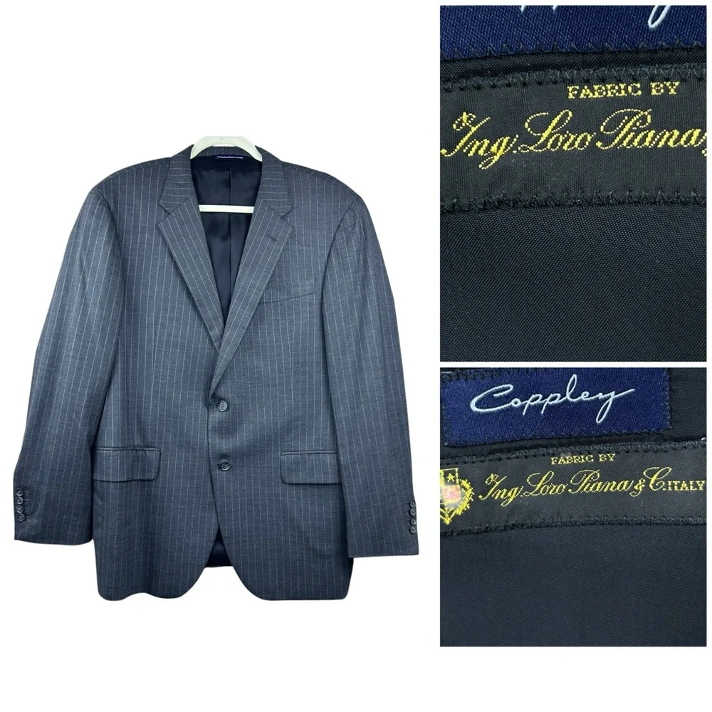 LORO PIANA COPPLEY GIBSON Suit Jacket 42W MODERN FIT Wool Blazer TWO BUTTON